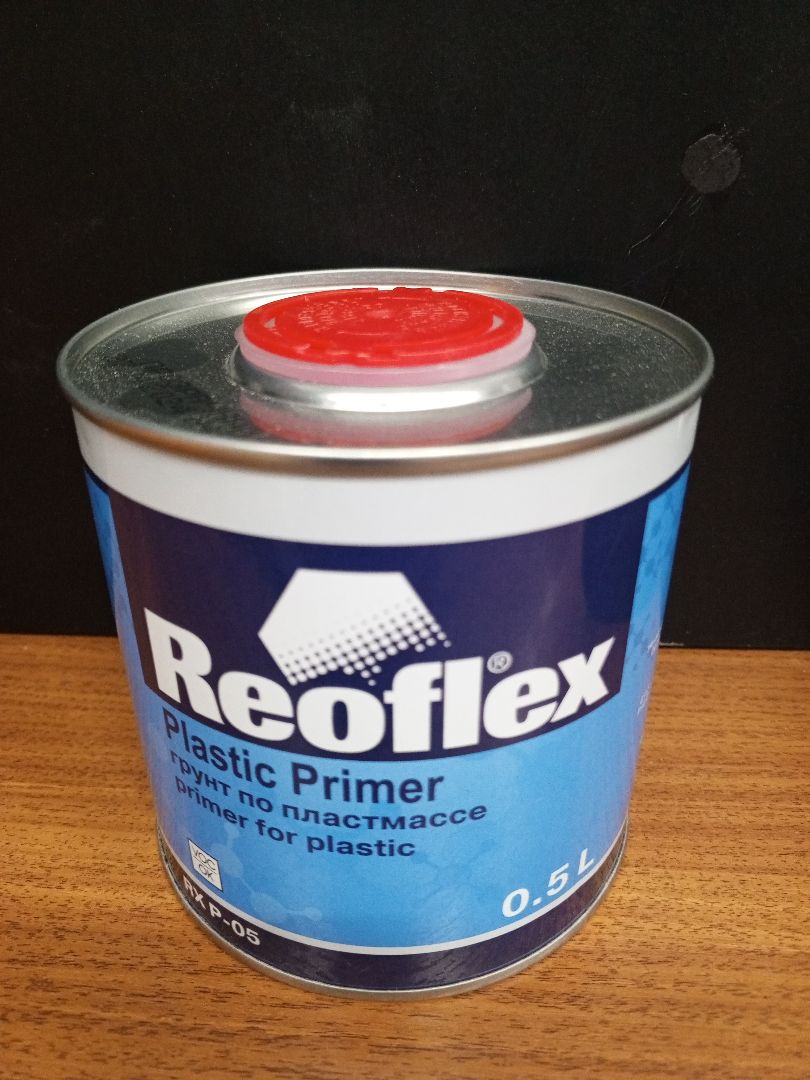 Reoflex Грунт по пластику прозрачный 0,5л RX P-05_Уценка_мятая упаковка