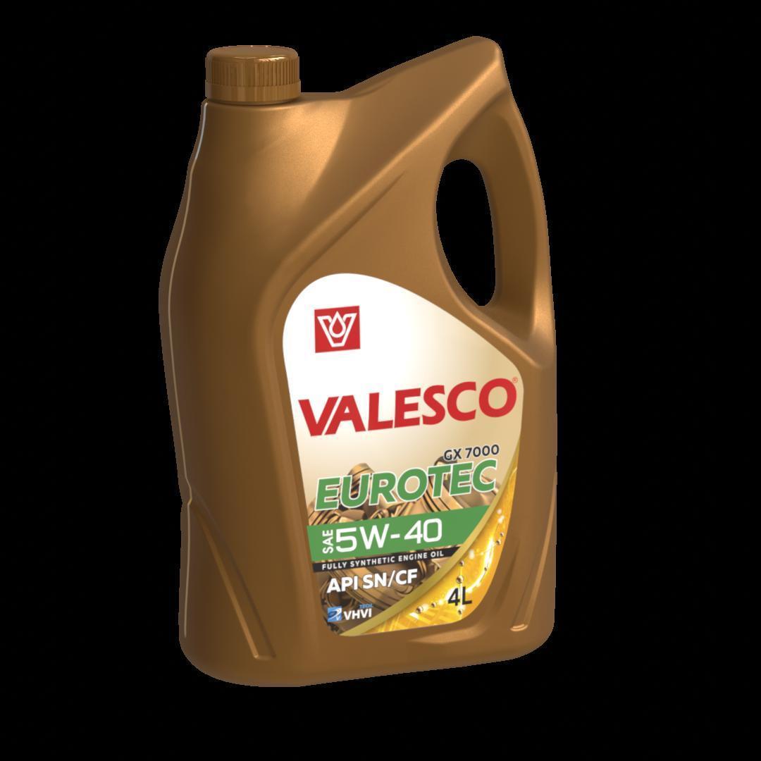 АКЦИЯ Масло моторное VALESCO EUROTEC GX 7000 5W-40 API SN/CF синтетическое 4л** ПЭ ПРОМО