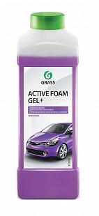 Автошампунь для б/мойки Grass Active Foam Gel + активная пена 1л
