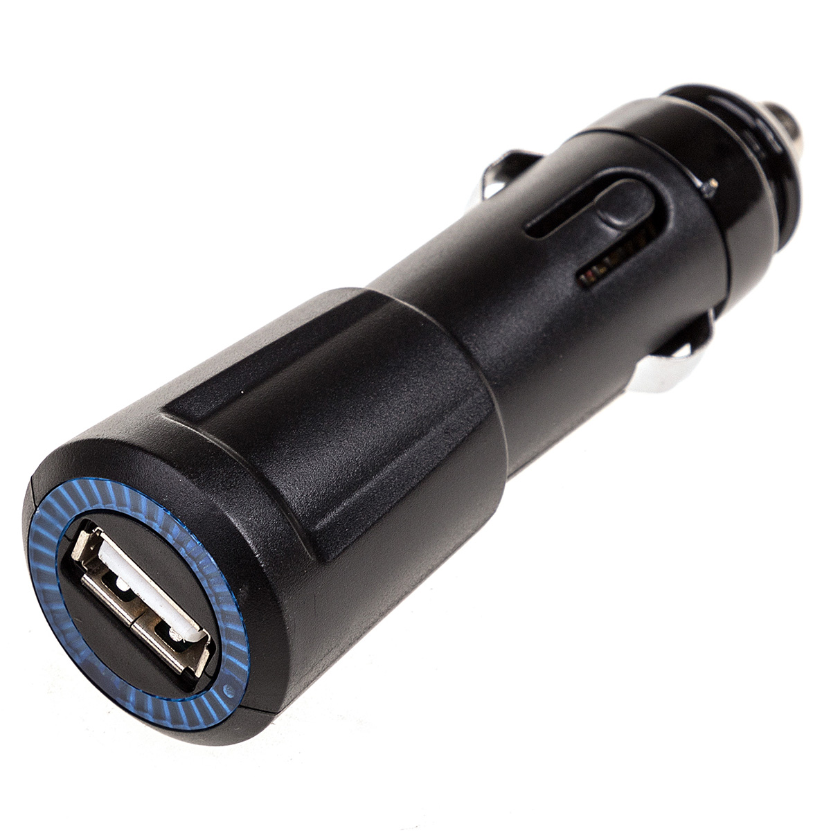 Адаптер 12/24 В USB 2.1A черный в блистере Skyway