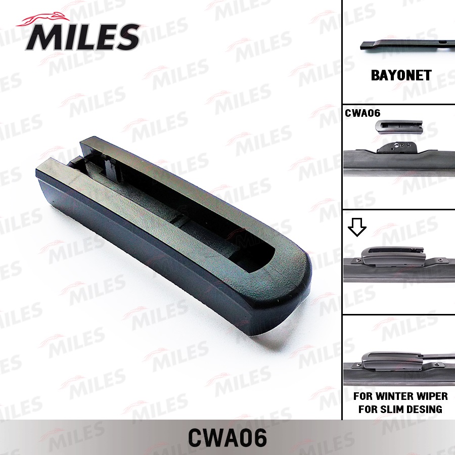 Адаптер BAYONET 9mm type(9x4mm) MILES для CWW**/CWF**