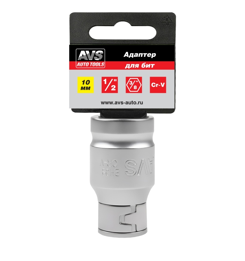 Адаптер для бит F1/2"DR*F3/8"HEX AVS BH38