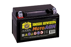 Аккумулятор Мото 12 В 7 А/ч прямая полярность Тюмень AGM ток 77 А 150x85x94