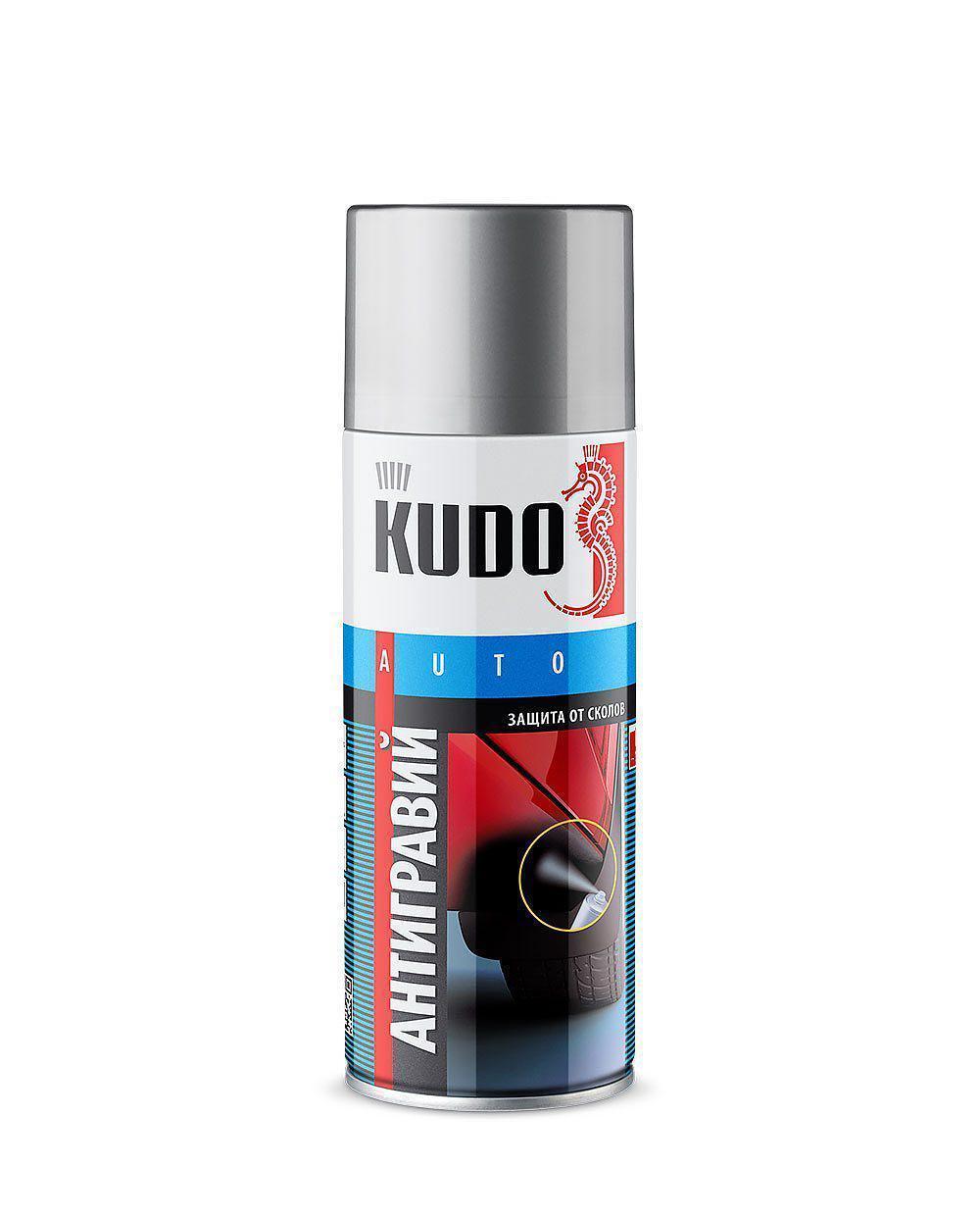Антигравий Kudo черный аэрозоль 520 мл