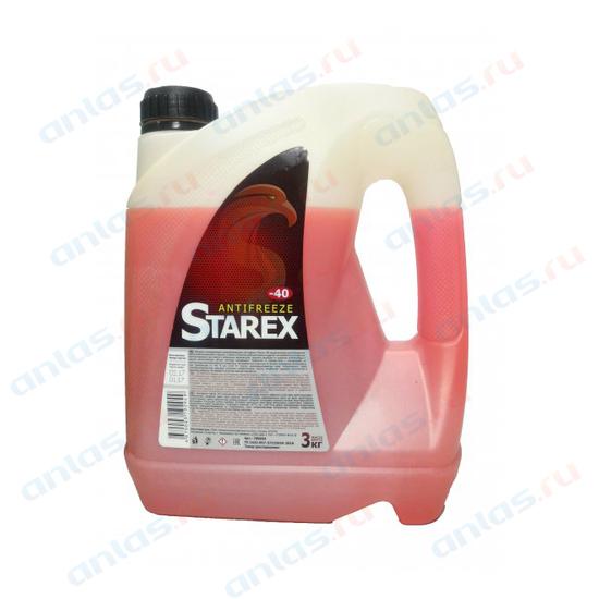 Антифриз Starex Red красный G12+ 3 кг