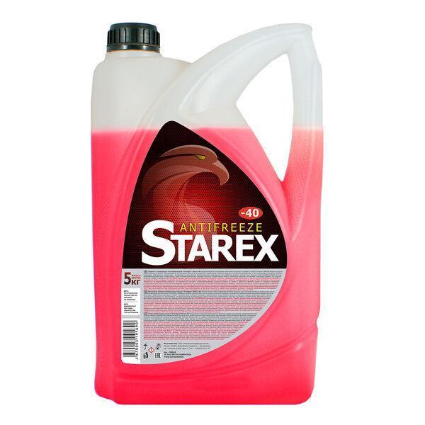 Антифриз Starex Red красный G12+ 5 кг