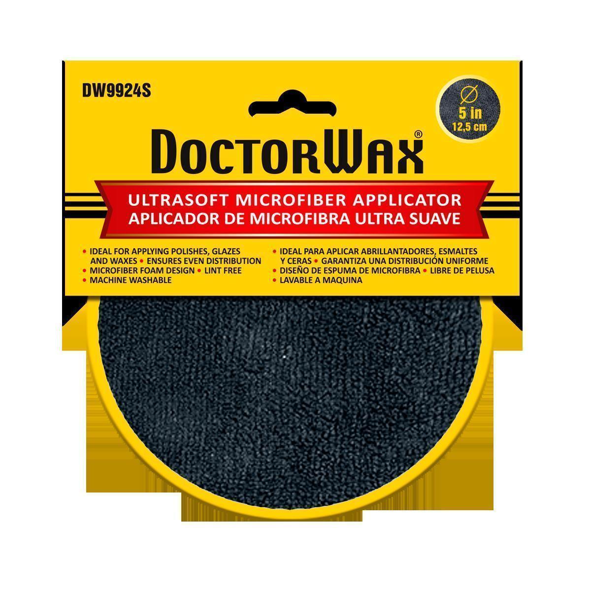 Аппликатор Doctor Wax микрофибра для кузова и салона 125 мм