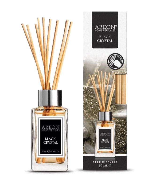 Ароматизатор для дома Areon Sticks (банка, деревянные палочки) Black Crystal черный кристалл 85 мл