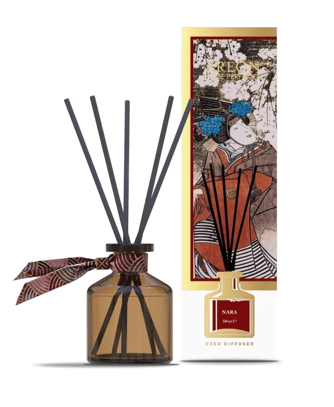Ароматизатор для дома Areon Sticks JAPAN (банка, деревянные палочки) Narai 50 мл