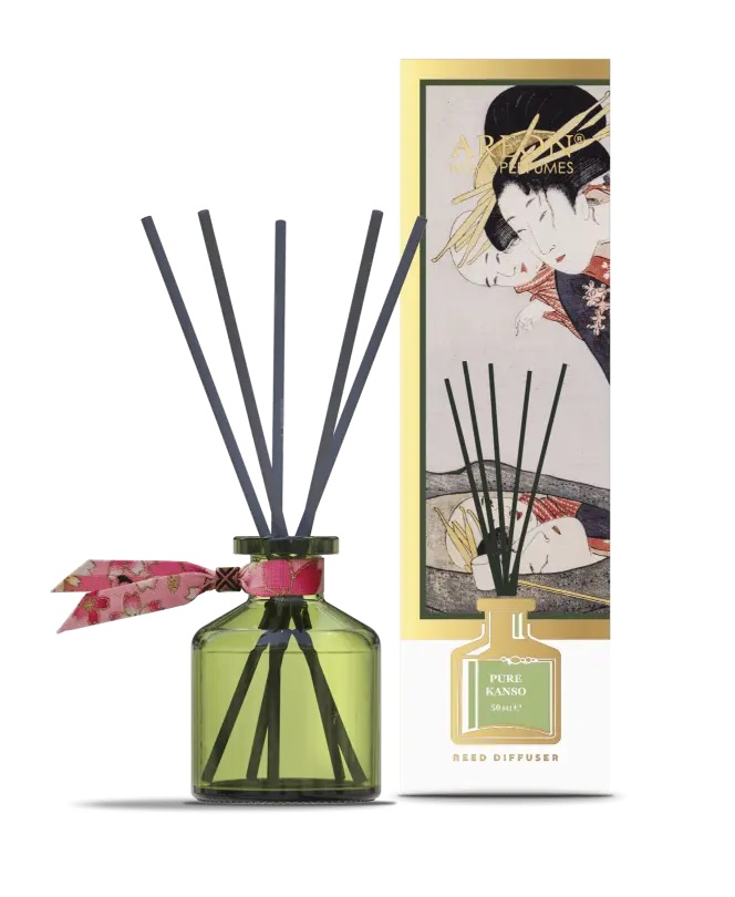 Ароматизатор для дома Areon Sticks JAPAN (банка, деревянные палочки) Pure Kansoi чистый Кансо 50 мл