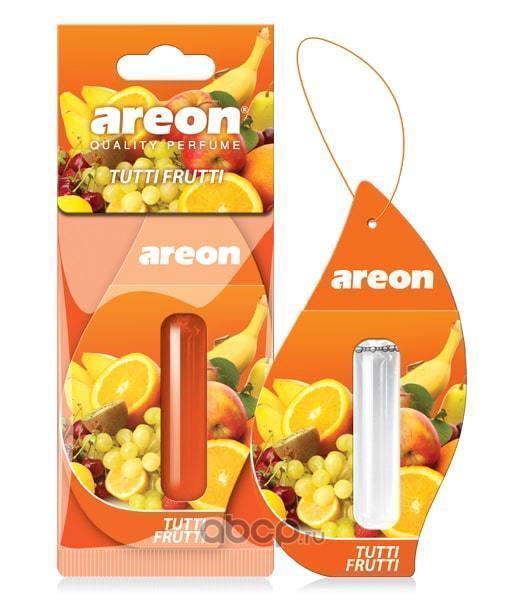 Ароматизатор на зеркало Areon Liquid жидкий Tutti Frutti тутти фрутти 5 мл