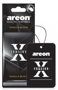 Ароматизатор на зеркало Areon Refreshment X-Version Vanilla Black ваниль блэк