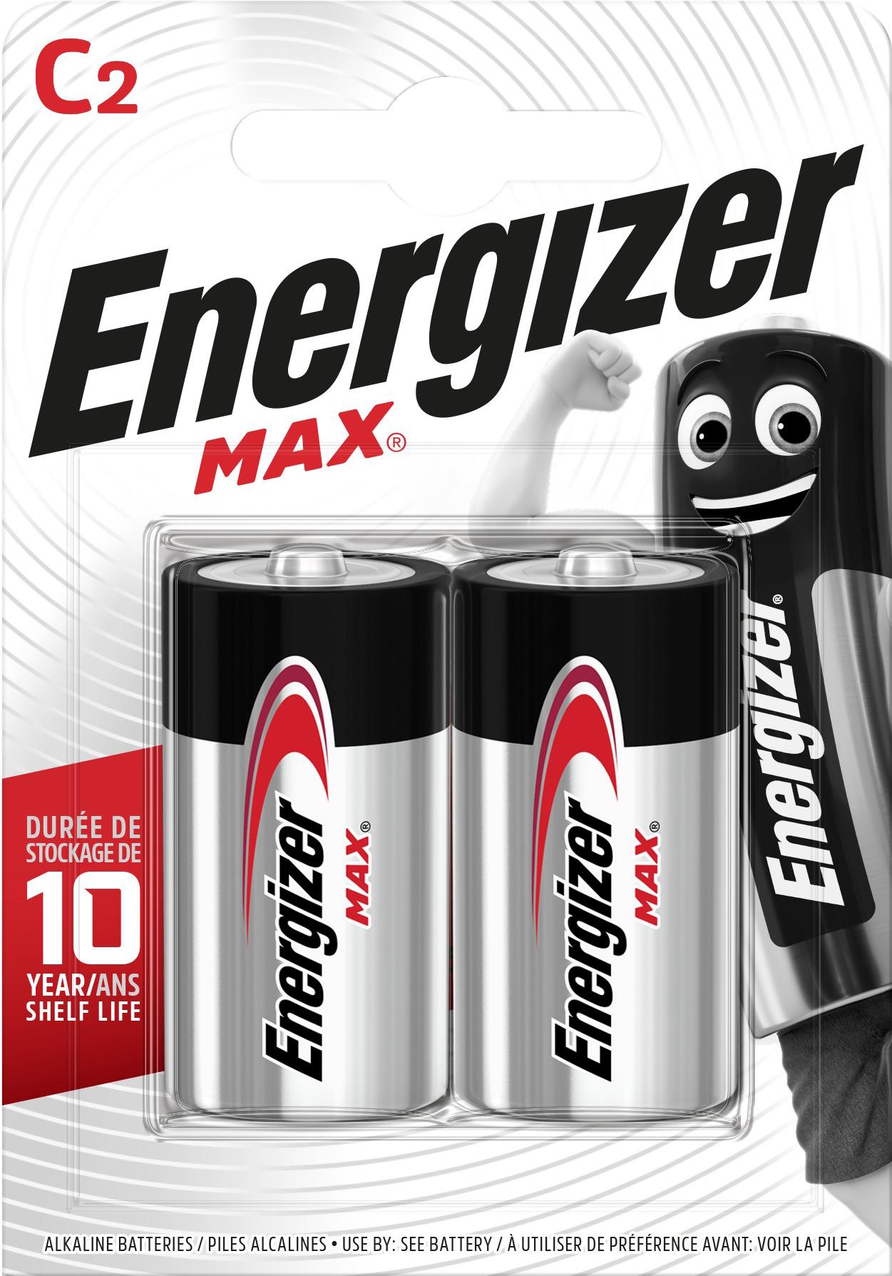 Батарейка E93/C Energizer Max 2 шт.