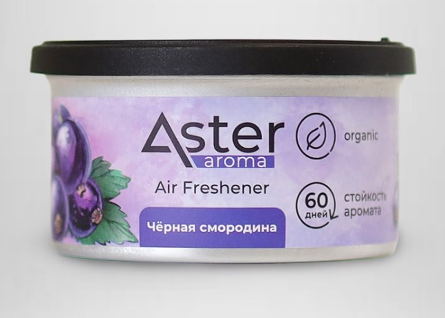 Ароматизатор на панель Aster органик Черная смородина