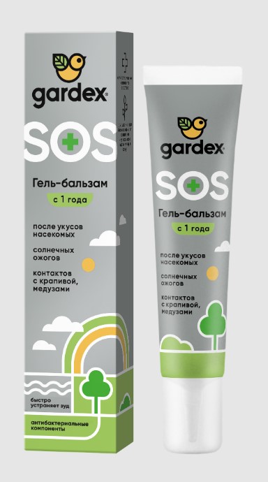 Гель-бальзам после укусов насекомых Gardex 25 мл