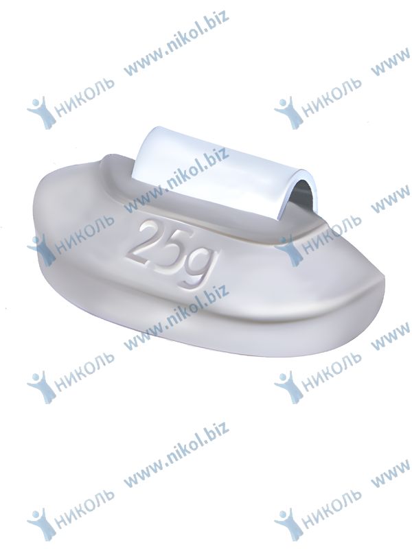 Грузик баланс набивной для стального диска NOVA-PRO/DINWARD 25 гр (крат_уп_10шт)