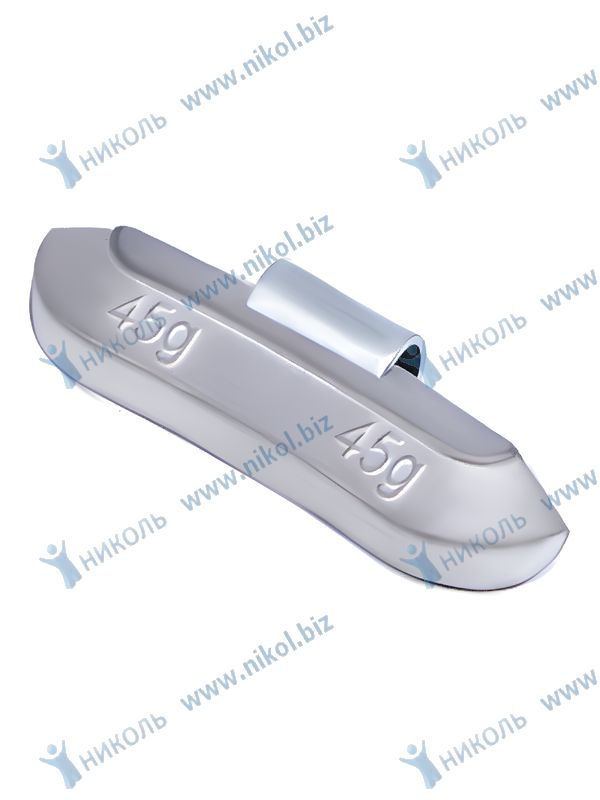 Грузик баланс набивной для стального диска NOVA-PRO/DINWARD 45гр (крат_уп_10шт)