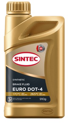 Жидкость тормозная Sintec Euro Dot-4 910 мл