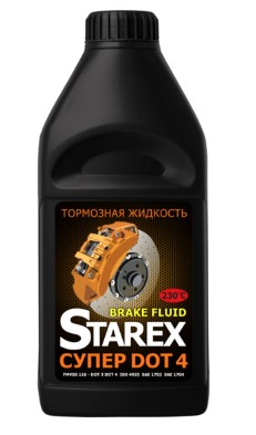 Жидкость тормозная Starex Dot-4 455 г