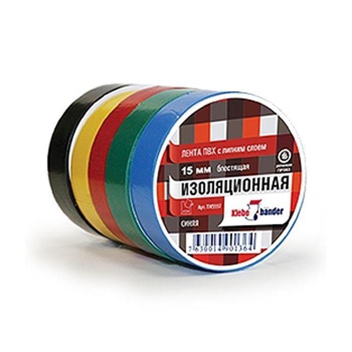 Изолента 19мм x 20м черная Klebebander Китай