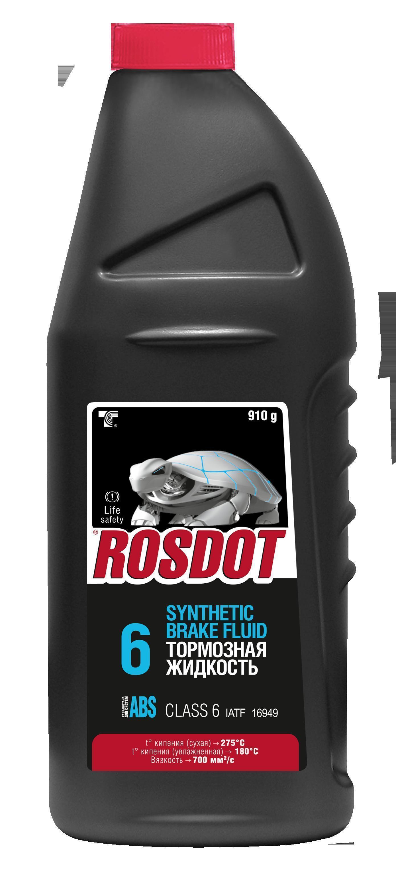 Жидкость тормозная Rosdot-6 ABS 910 г Дзержинск