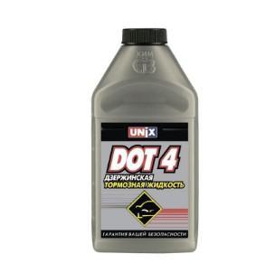 Жидкость тормозная UNIX Dot-4 455 г