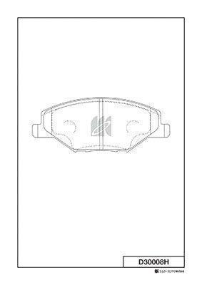 Колодки тормозные VAG Polo Sedan RUS 10-; Skoda Fabia 07-, Rapid 15- (1ZE) пер KASHIYAMA