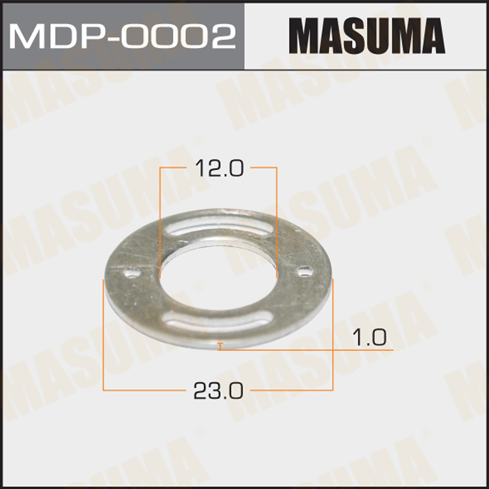 Кольцо форсунки 12 х 23 х 1 (обратка) Masuma MDP0002
