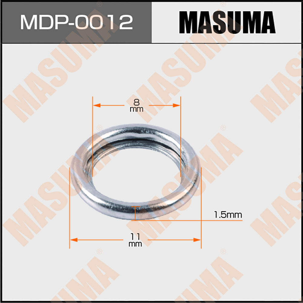 Кольцо форсунки 7,9 х 11 х 1,4 TOYOTA ДВС 1N, 1C, 2C, 1HZ, 1KZ Masuma MDP0012