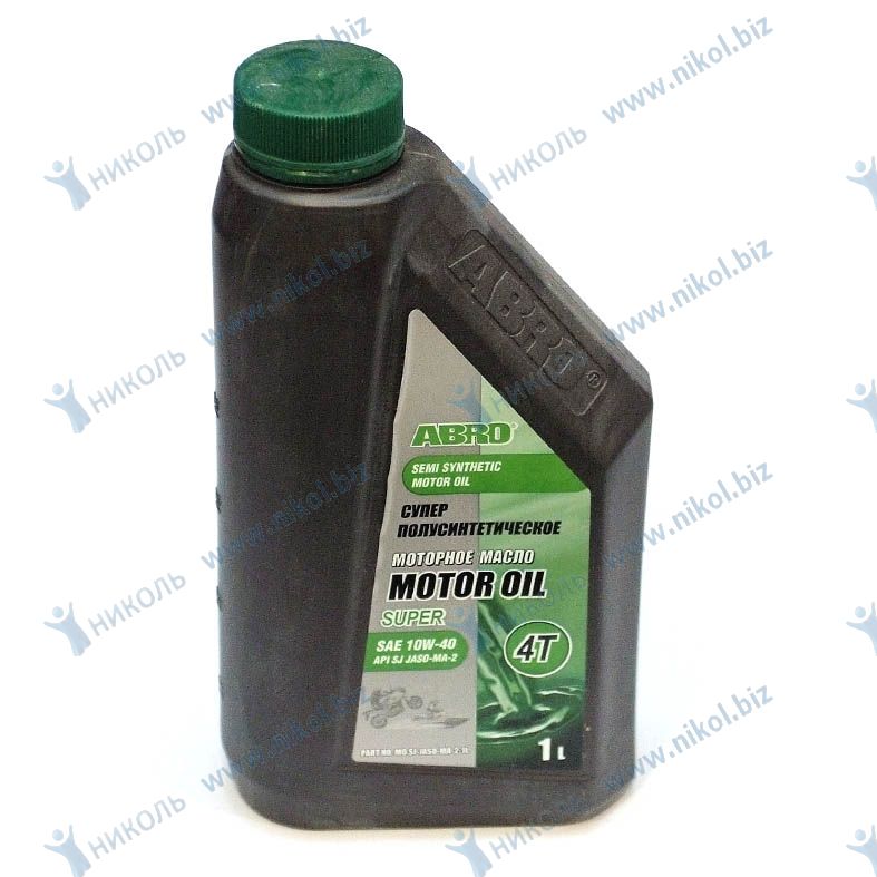 Масло 4-тактн ABRO 10W40 SJ (1л) п/c