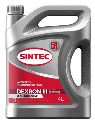Масло трансмиссионное Sintec ATF III Dexron 4л