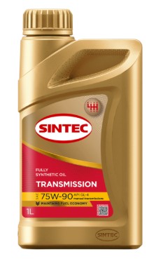 Масло трансмиссионное Sintec трансмиссионное 75W-90 GL-4 1л / 75W90