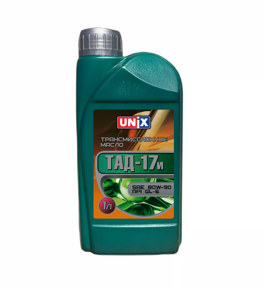 Масло трансмиссионное UNIX ТАД-17 80W-90 GL-5 1л / 80W90