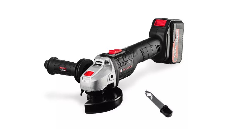 Машина углошлифовальная D=125 аккумуляторная 20В, 2x4Ач, 1000Вт RUNTEC TECHNIC