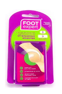 Пластырь FOOT EXPERT мозольный набор №6: 2,9х6,0см №3 2,2х4,1см