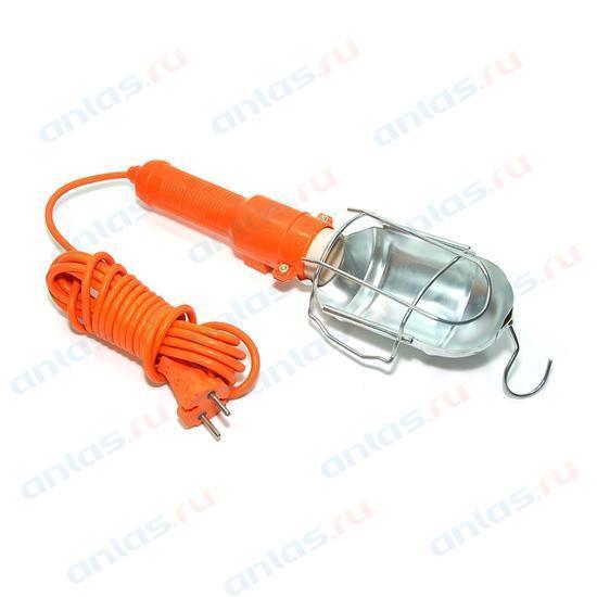 Переноска 220 В 5 м хромированный металлический отражатель с решеткой Hand Lamp
