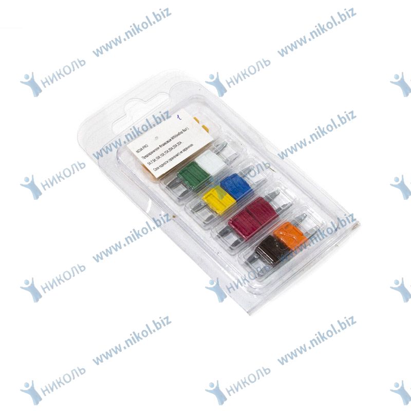 Предохранитель флажковый Mini 5-30А (8 шт) NOVA-PRO/DINWARD с захватом