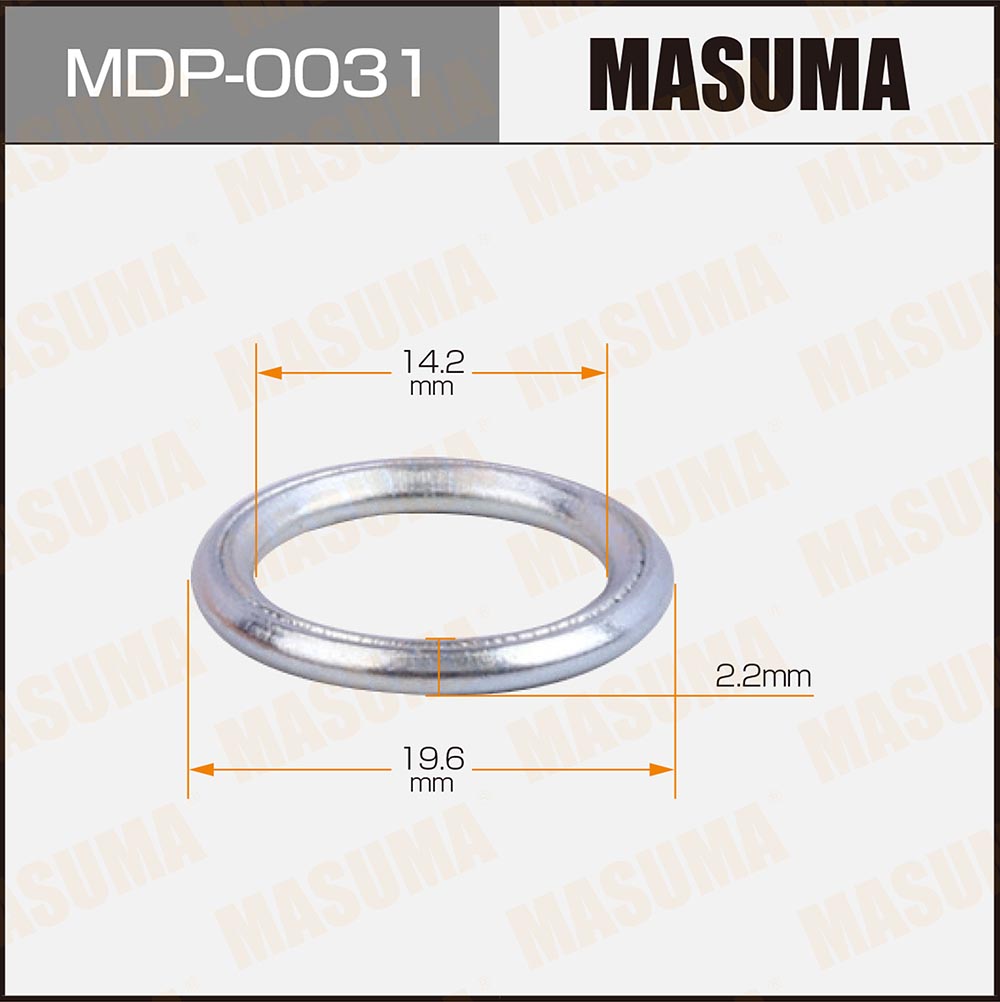 Прокладка сливной пробки масла Masuma 14.2 x 19.6 x 2.2 VAG