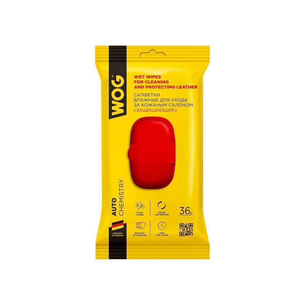 Салфетки влажные для кожи защищающие 36 шт. WOG