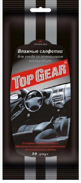 Салфетки влажные для салона *М*Ч Г 30 шт. Top Gear