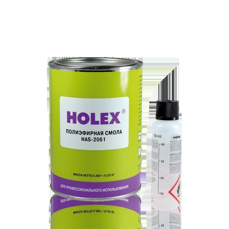 Смола полиэфирная Holex 0,8 кг+ отв. 20 гр 