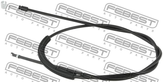 Трос капота VW Polo седан 09- (6R0823535 ; 6R0823535A ; 6RG823535) \ FEBEST 2399-HCPOL