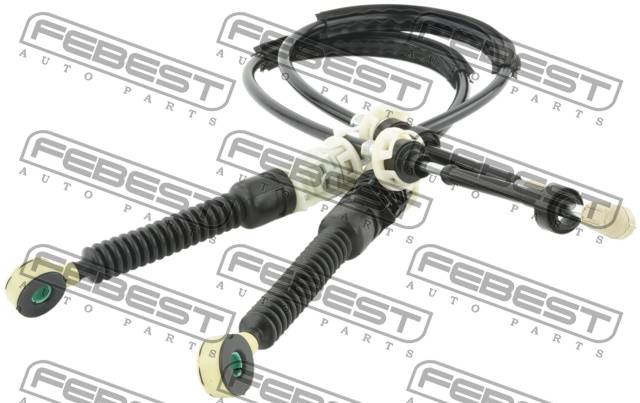 Трос переключения КПП для а/м Lada Largus 12-, Duster I 10-, Logan I 07-, Sandero I 09- \ FEBEST 24106-LOGI