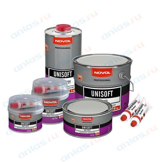 Шпатлевка мягкая Novol Unisoft 1 кг