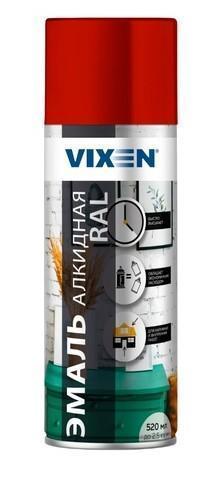Эмаль Vixen универсальная черная матовая ral 9005 аэрозоль 520 мл 